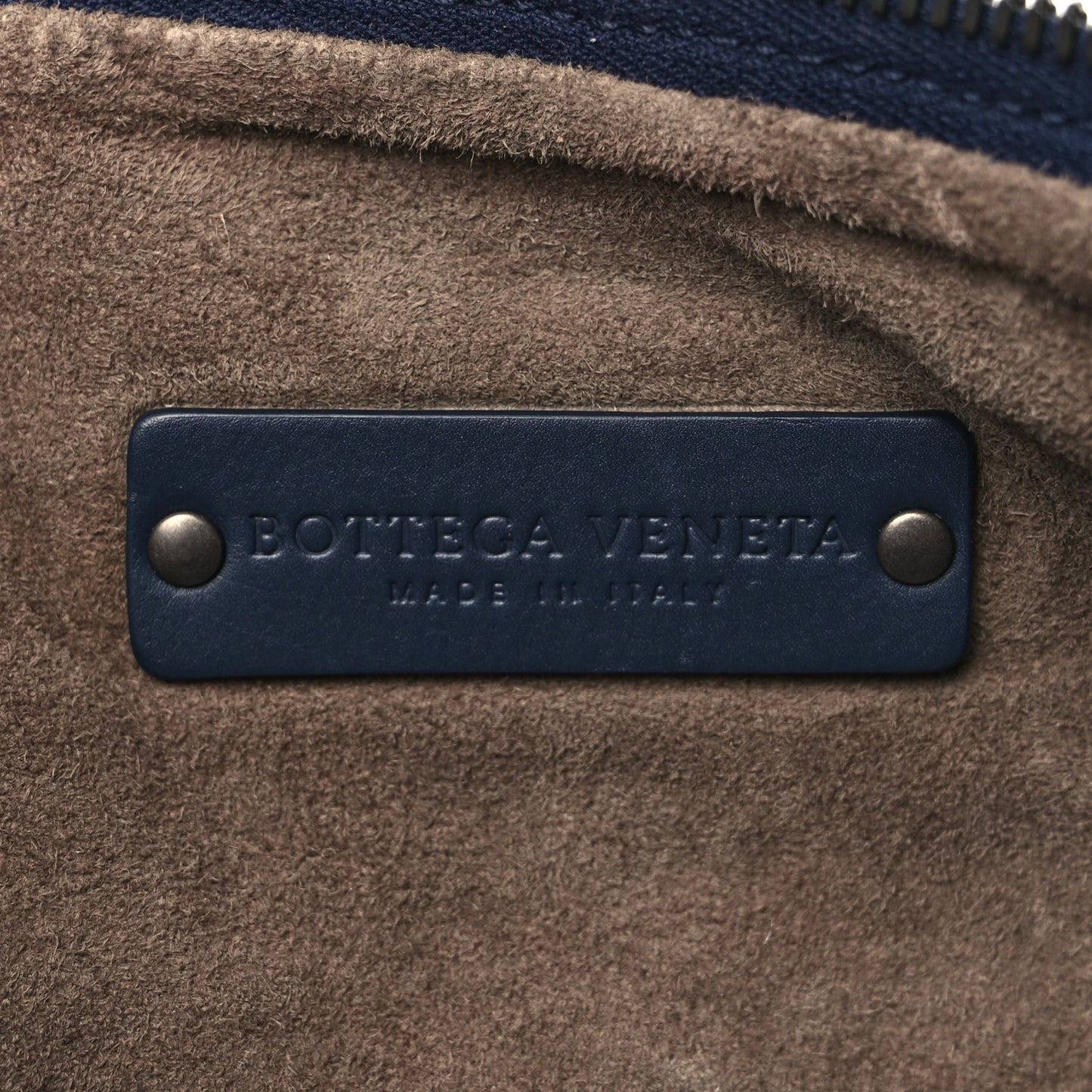 Calfskin Intrecciato Large Leggero Tote Blue
