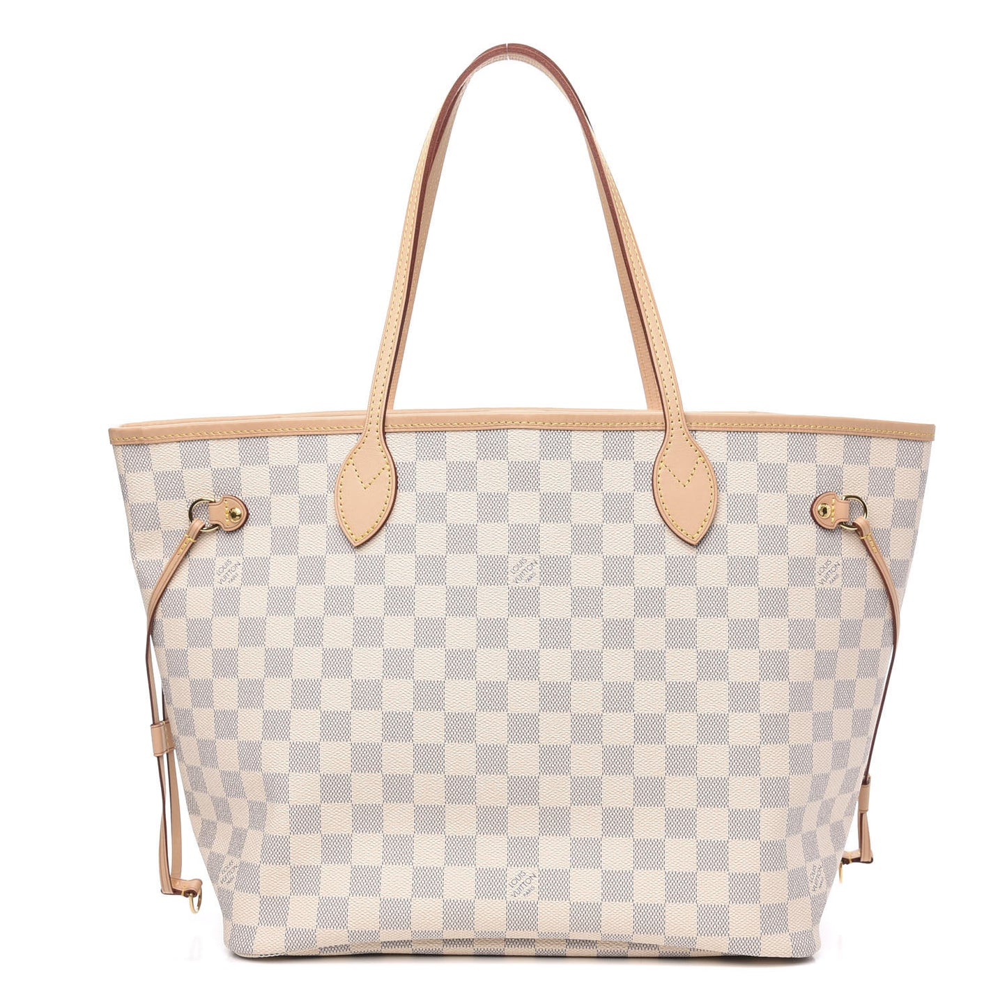Damier Azur Neo Neverfull MM Rose Ballerine