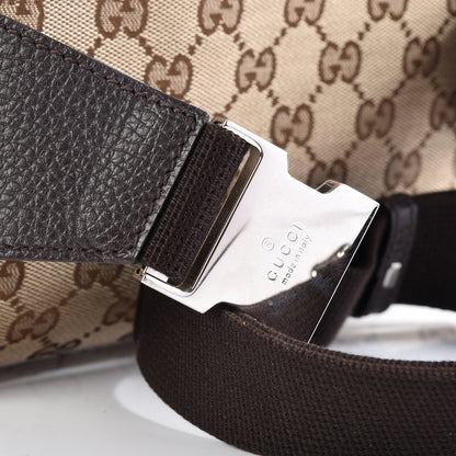 Gucci Monogram Belt Bag Dark Brown 10 of 12