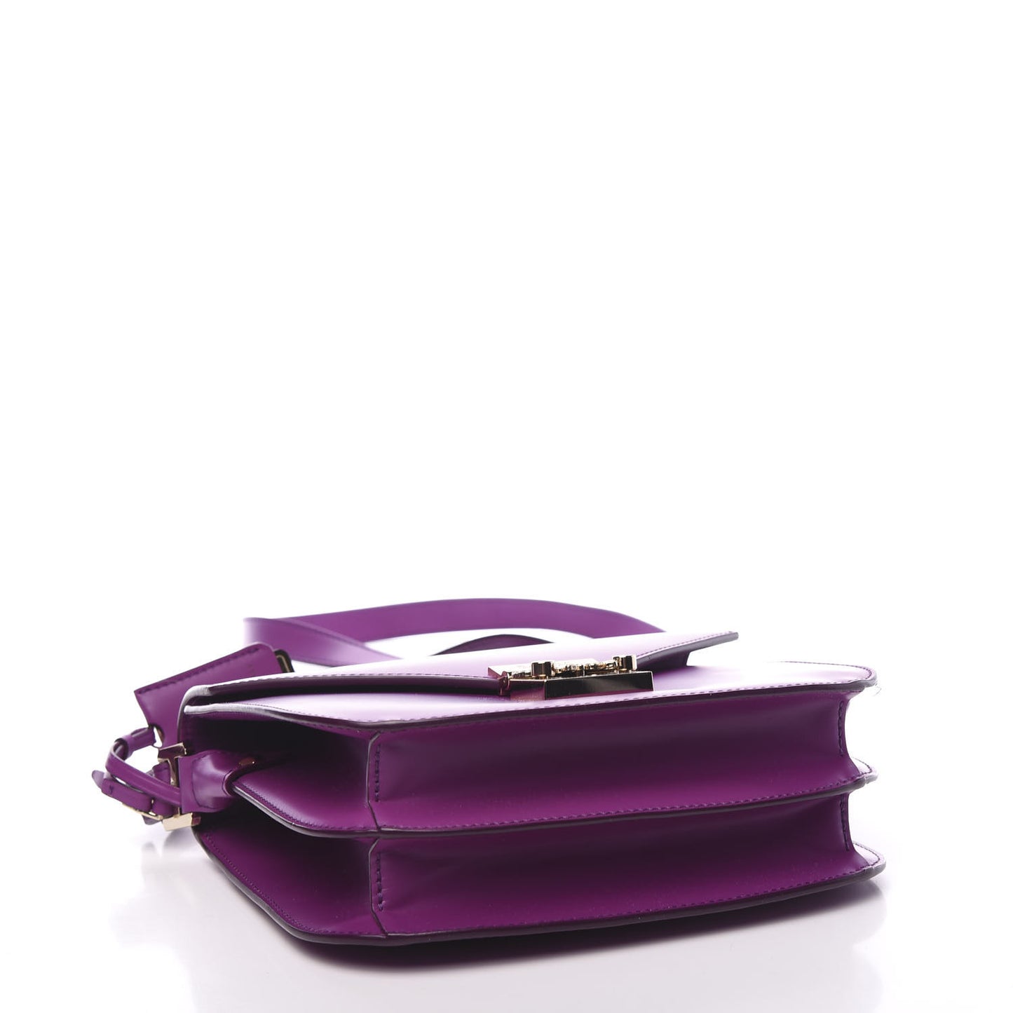 Calfskin Patricia Crossbody Bag Purple