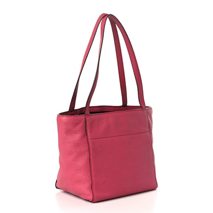 Prada Vitello Daino Canapa Tote Rosa 3 of 9