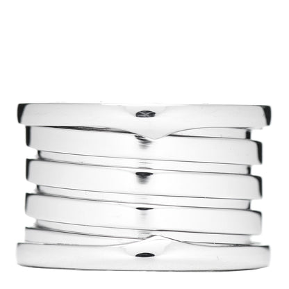 Bulgari 18K White Gold B.Zero1 Five-Band Ring 50 5.25 3 of 6