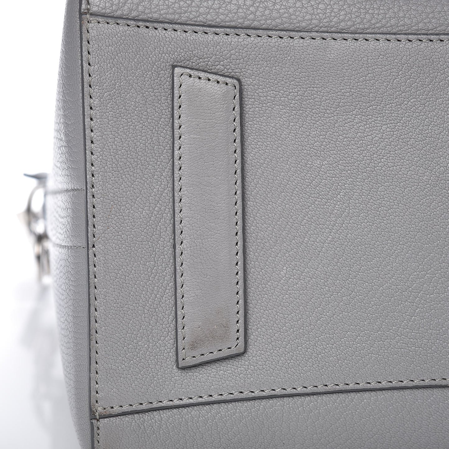 Sugar Goatskin Medium Antigona Pearl Grey