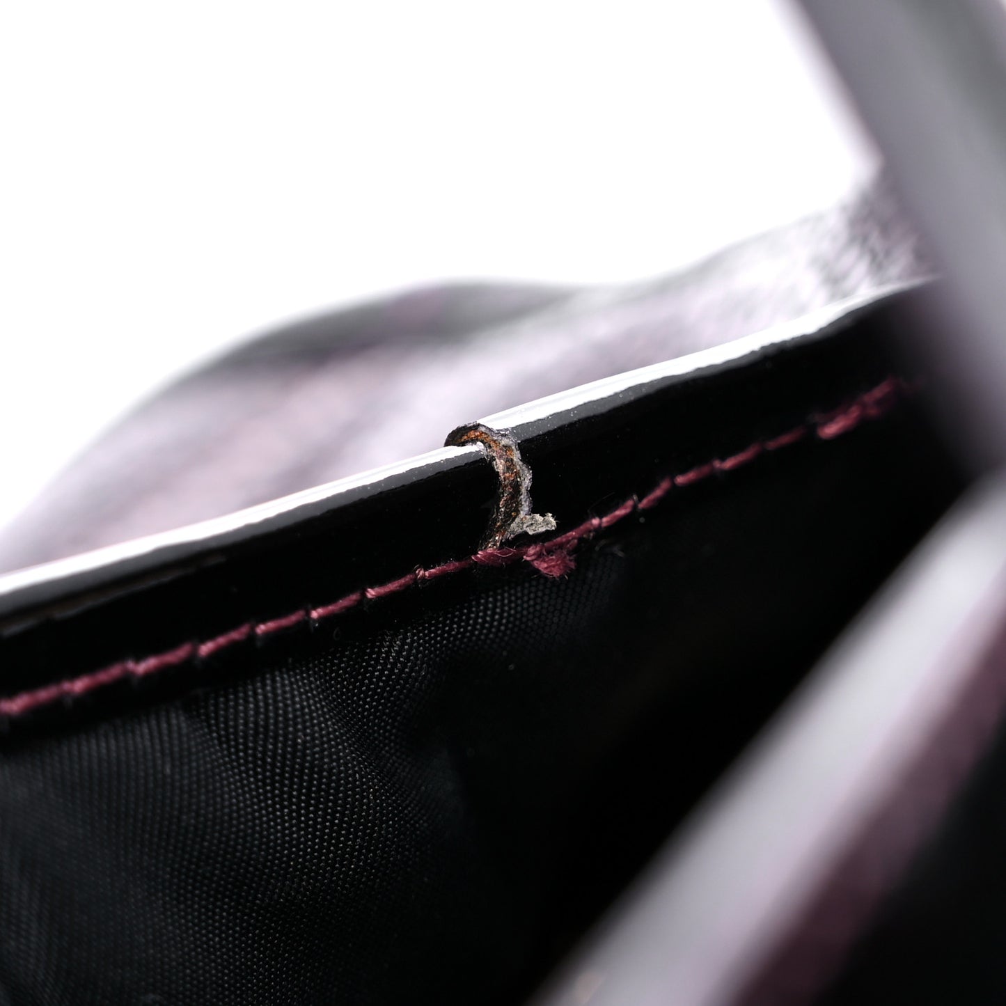 Calfskin Stingray Embossed Saddle Bag Red