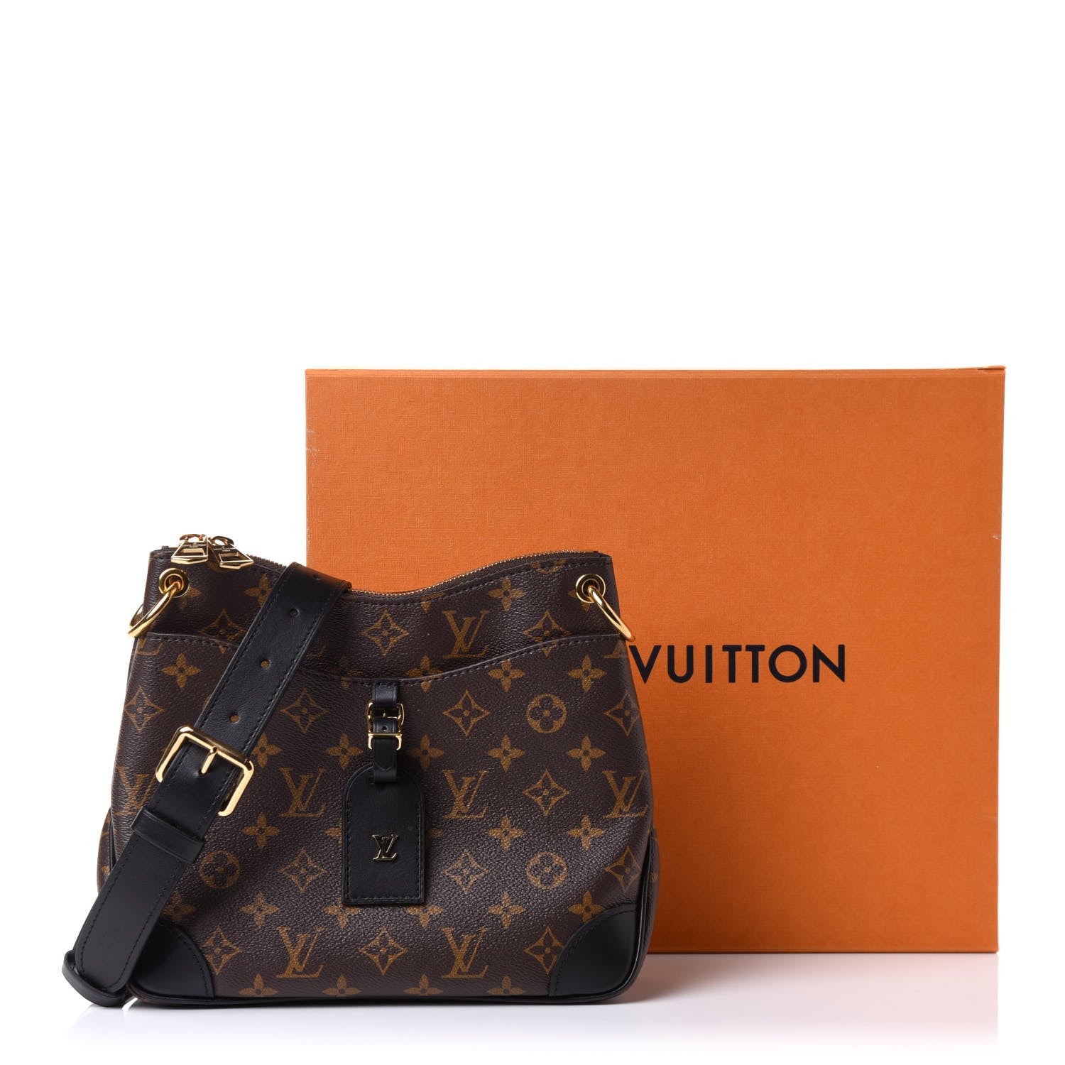 Louis Vuitton Monogram Odeon PM Black 7 of 7