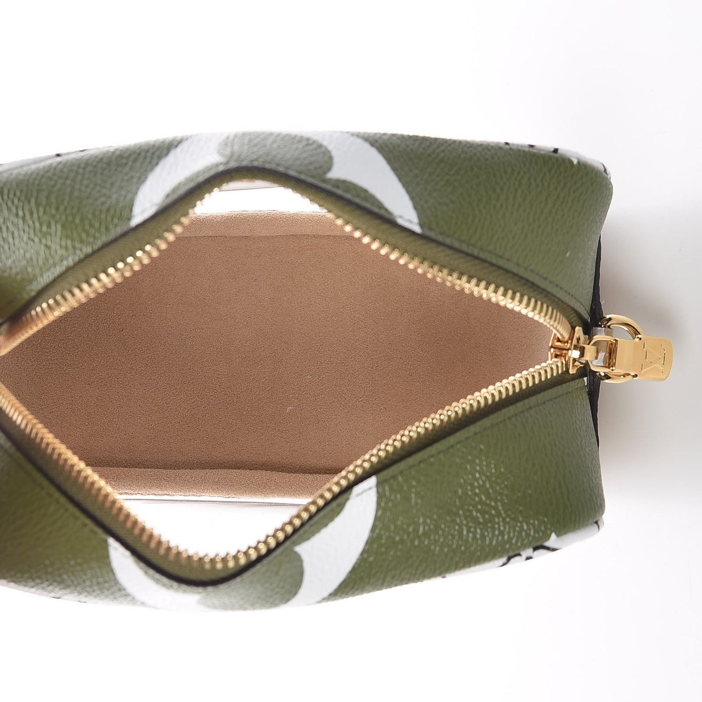 Monogram Giant Beach Pouch Kaki