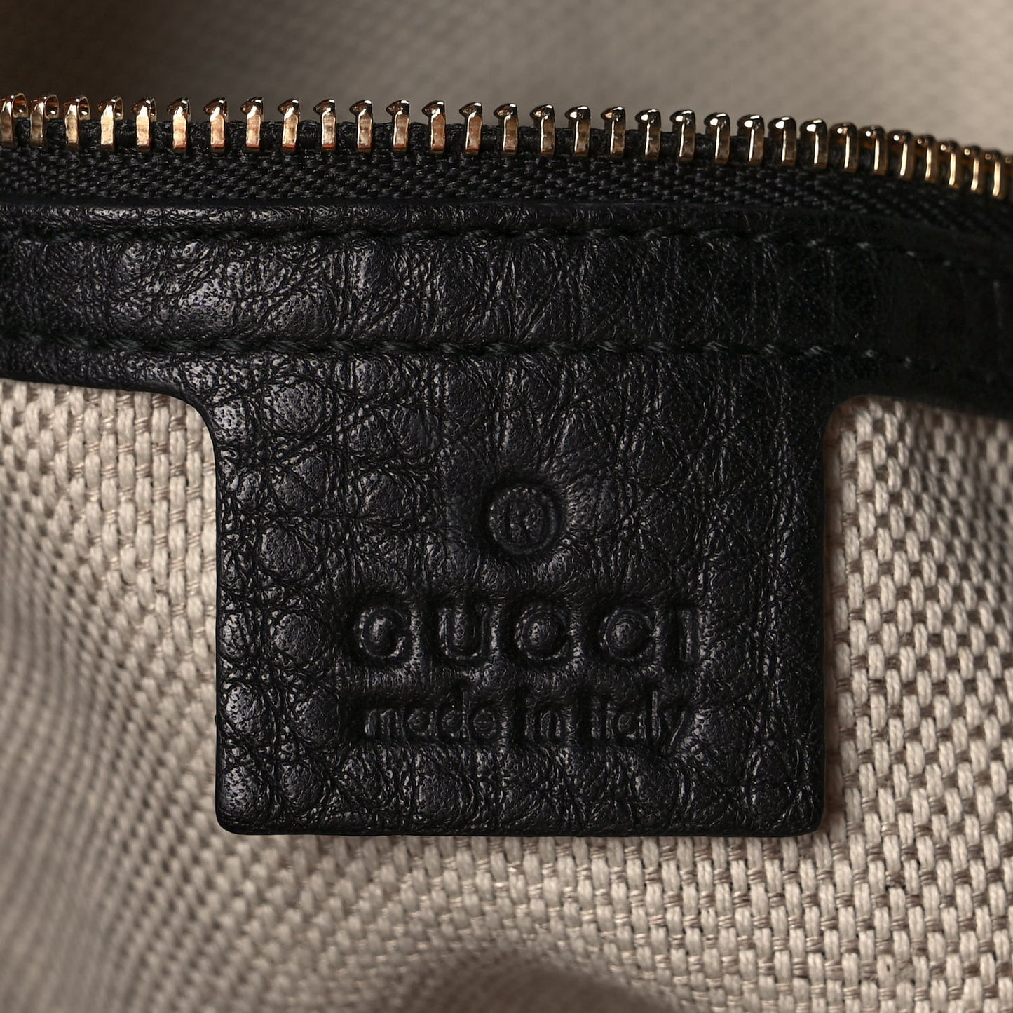 Pebbled Calfskin Large Soho Chain Shoulder Bag Black