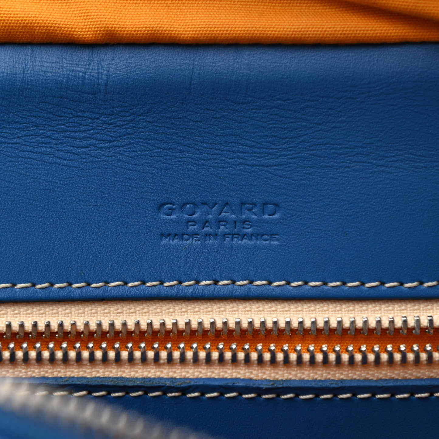 Goyardine Ambassade PM Briefcase Sky Blue