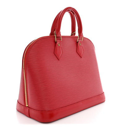 Louis Vuitton Epi Alma PM Castillan Red 3 of 15