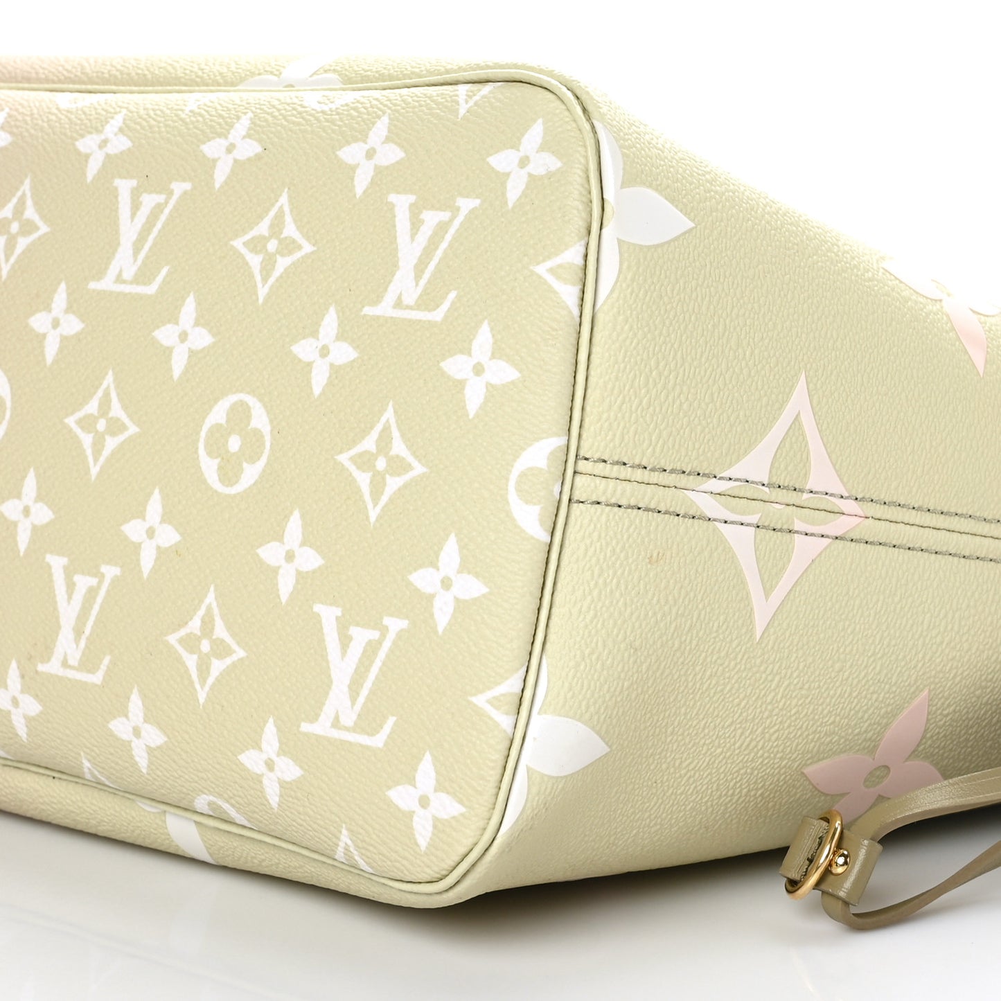 Monogram Giant Spring In The City Neverfull MM Sunset Kaki