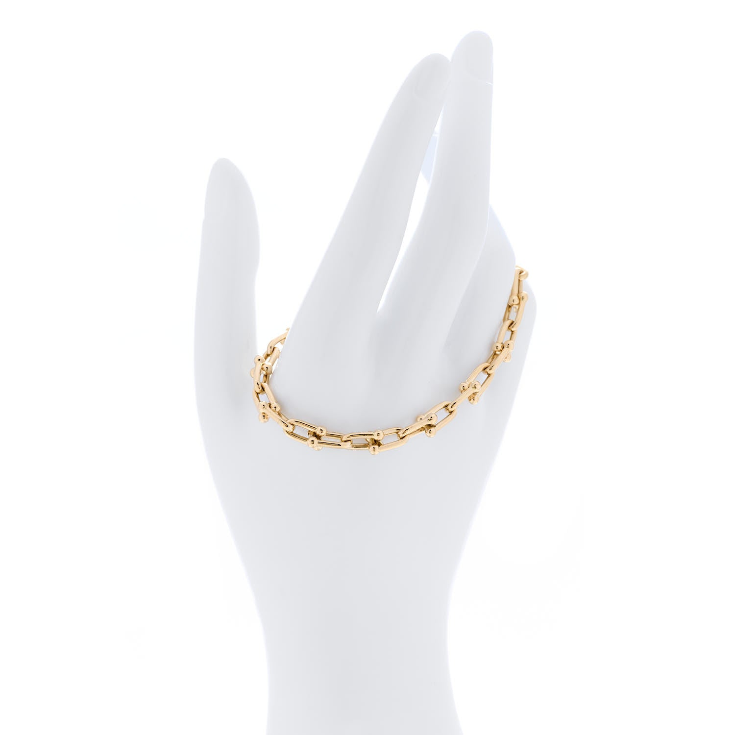 Tiffany 18K Yellow Gold Small HardWear Link Bracelet 2 of 5