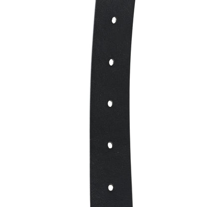 Christian Dior Calfskin 30 Montaigne Cut-Out CD Belt 80 32 Black 5 of 6