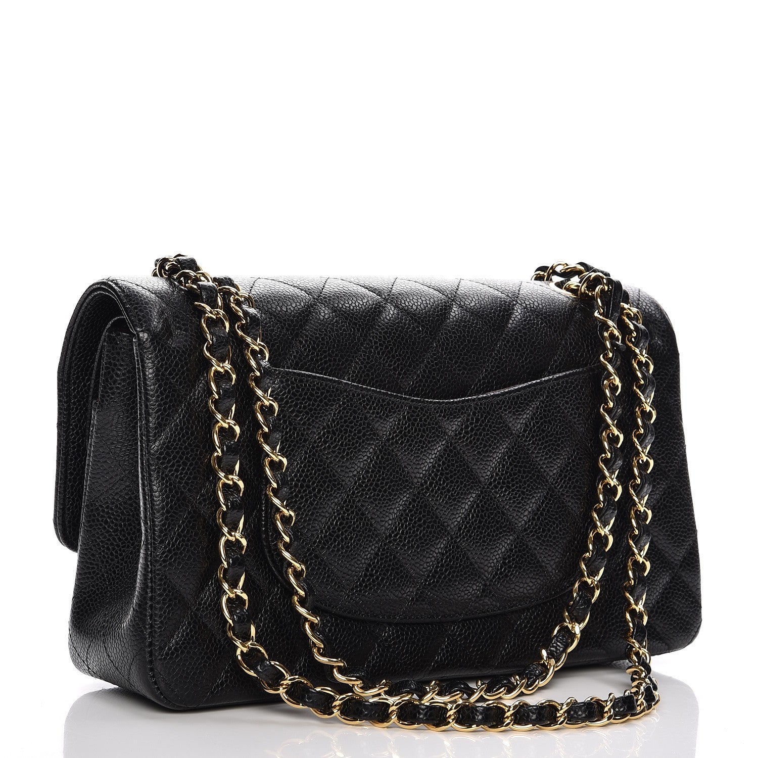Chanel Caviar Quilted Medium Double Flap Black 3 of 8