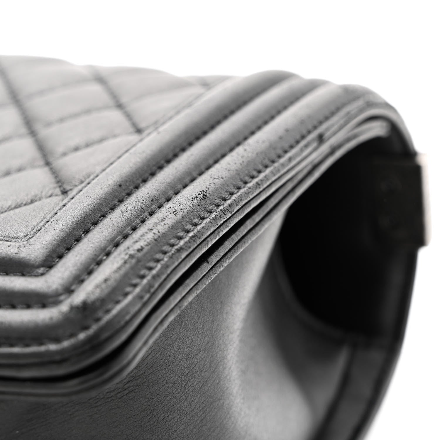 Chanel Calfskin Quilted Medium Boy Flap Black 11 of 12