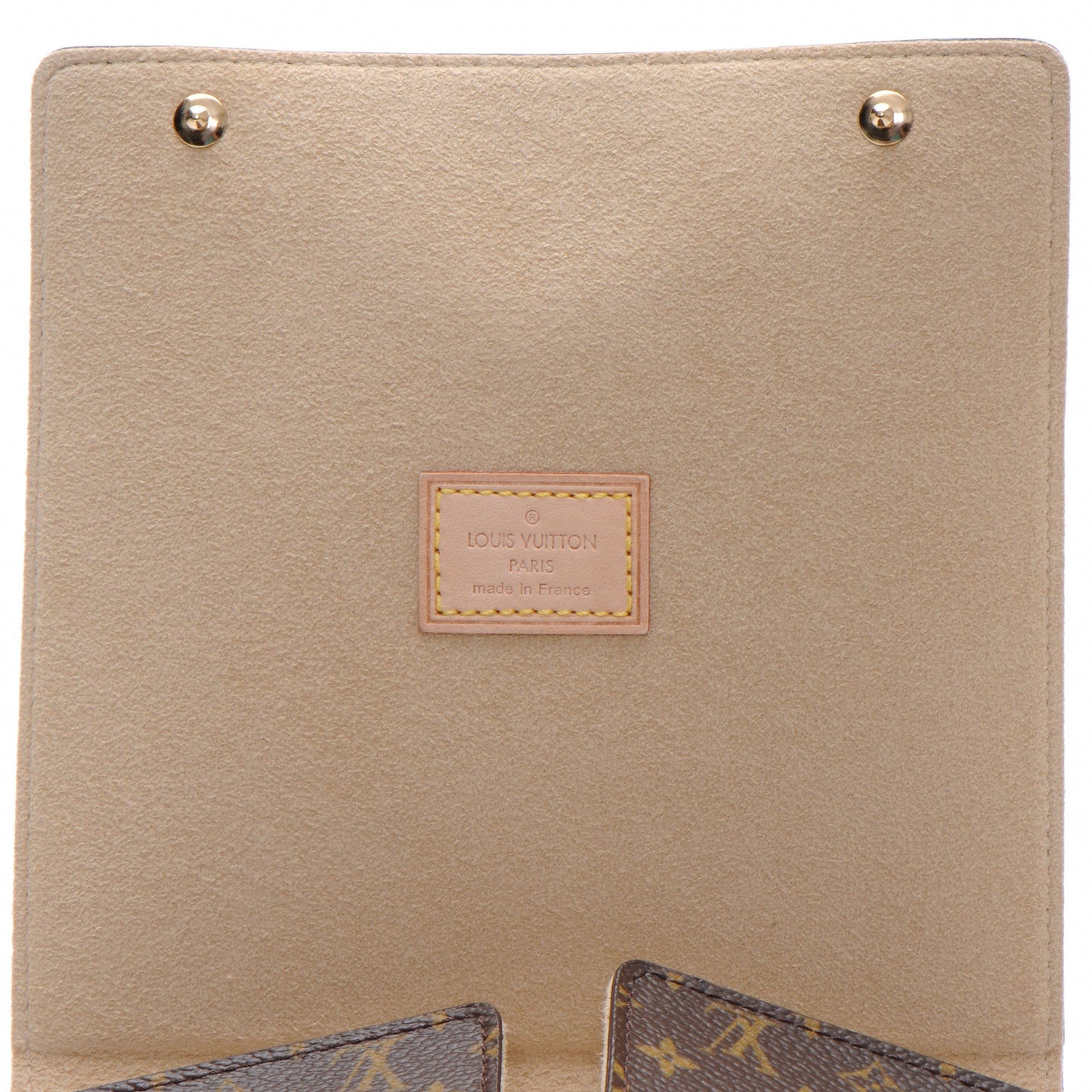 Monogram Folding Jewelry Case