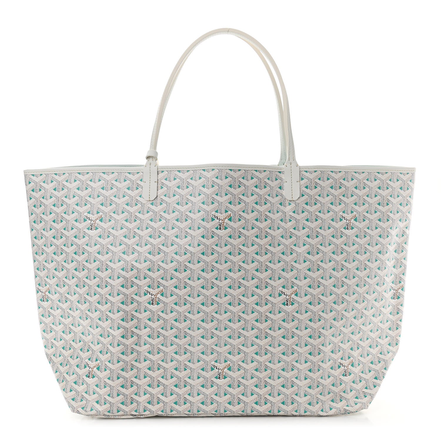Goyard Goyardine Saint Louis Claire Voie GM White Opaline 1 of 12