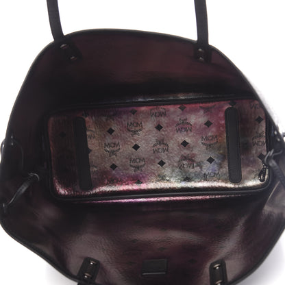 MCM Metallic Galaxy Visetos Medium Project Reversible Shopper Tote Black Multicolor 10 of 18