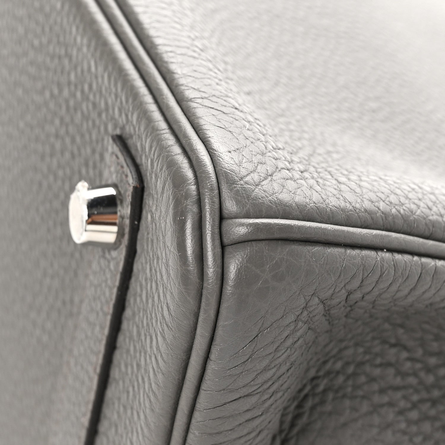 Hermes Togo Birkin 30 Etain 12 of 13