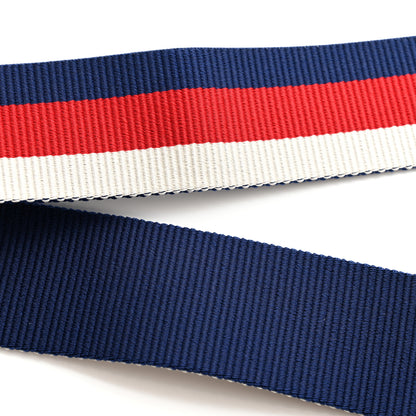 Gucci Canvas Web Shoulder Strap Navy Red White Black 4 of 4