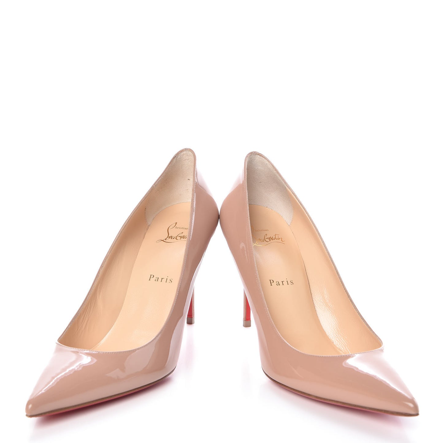 Patent Decollete 554 85 Pumps 39.5 Nude