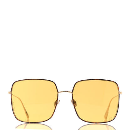 Christian Dior Metal Stellaire 1 Sunglasses Yellow Tortoise 2 of 10