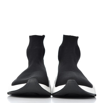 Balenciaga Technical 3D Recycled Knit Bi-Color Sole Mens Speed 2.0 Sneakers 39 Black White 2 of 11