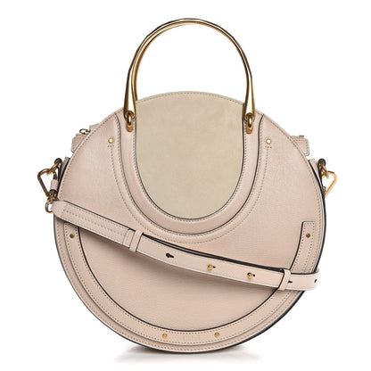 Chloe Goatskin Suede Medium Pixie Bag Abstract White 1 of 7