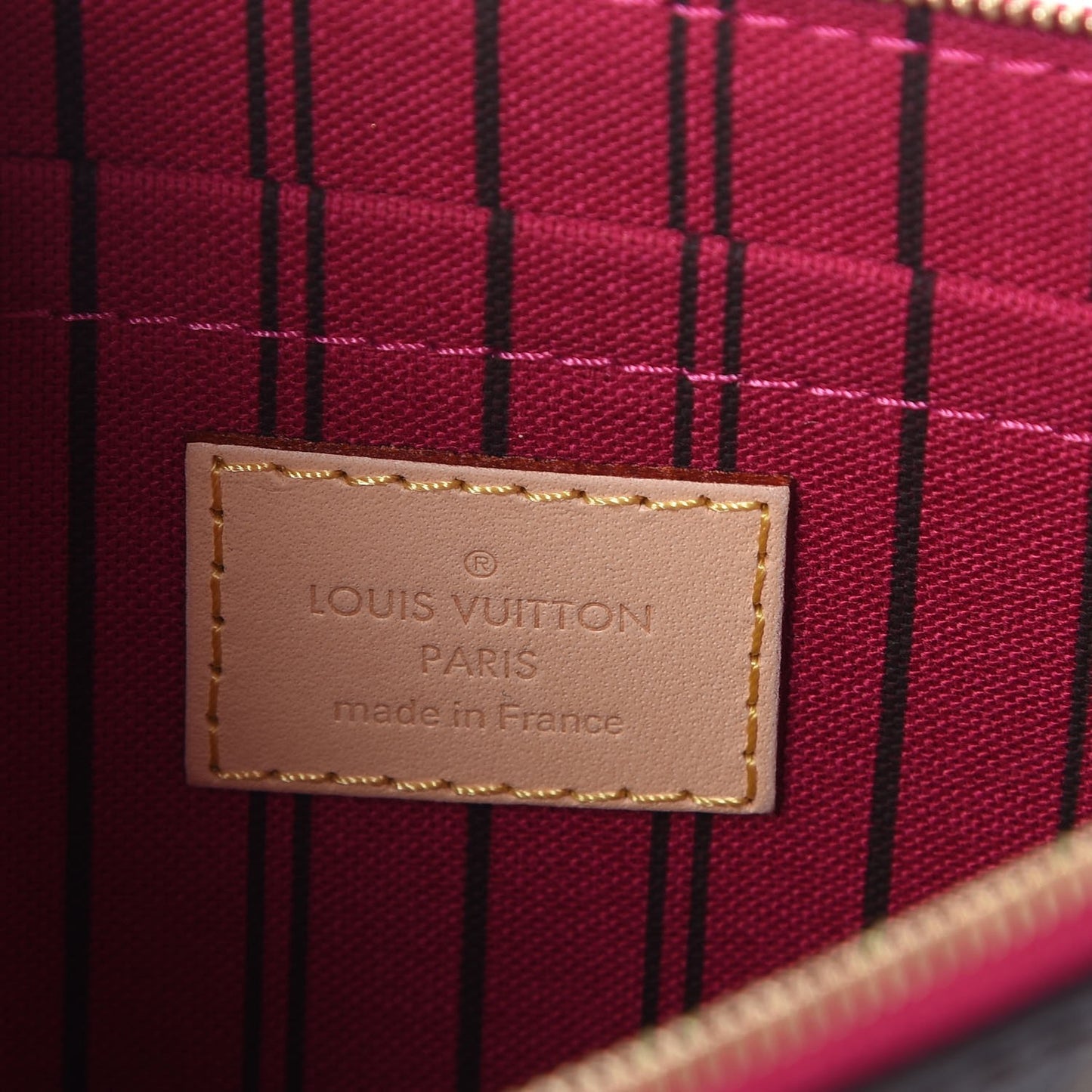 Monogram Neverfull MM GM Pochette Pivoine
