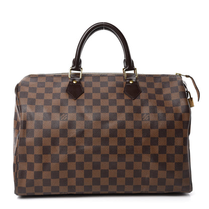 Louis Vuitton Damier Ebene Speedy 35 1 of 11