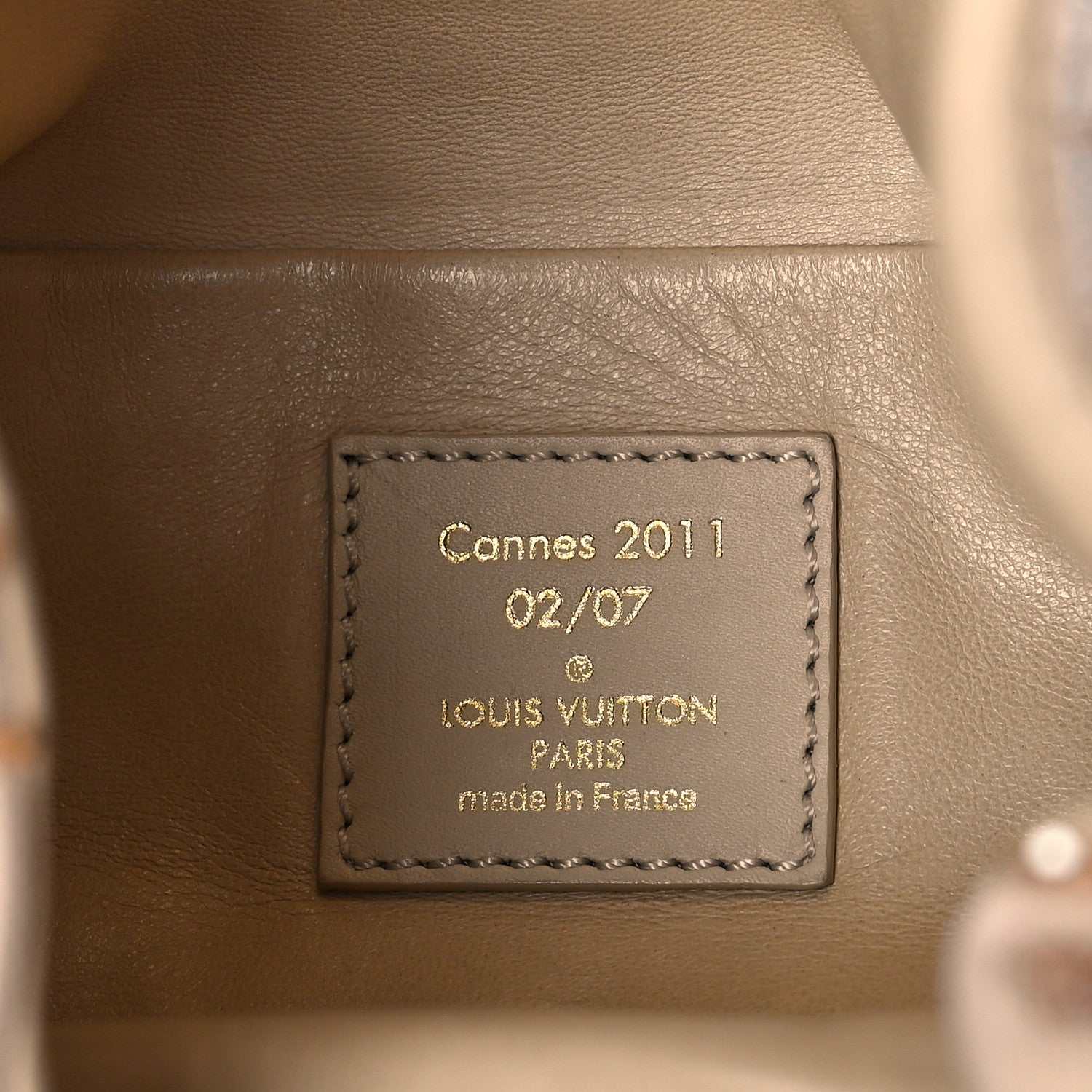 Louis Vuitton Canvas Crystal Embellished Altair Clutch 6 of 9