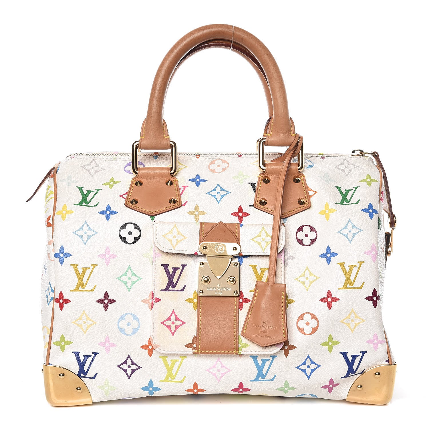 Louis Vuitton Monogram Multicolor Speedy 30 White 1 of 16