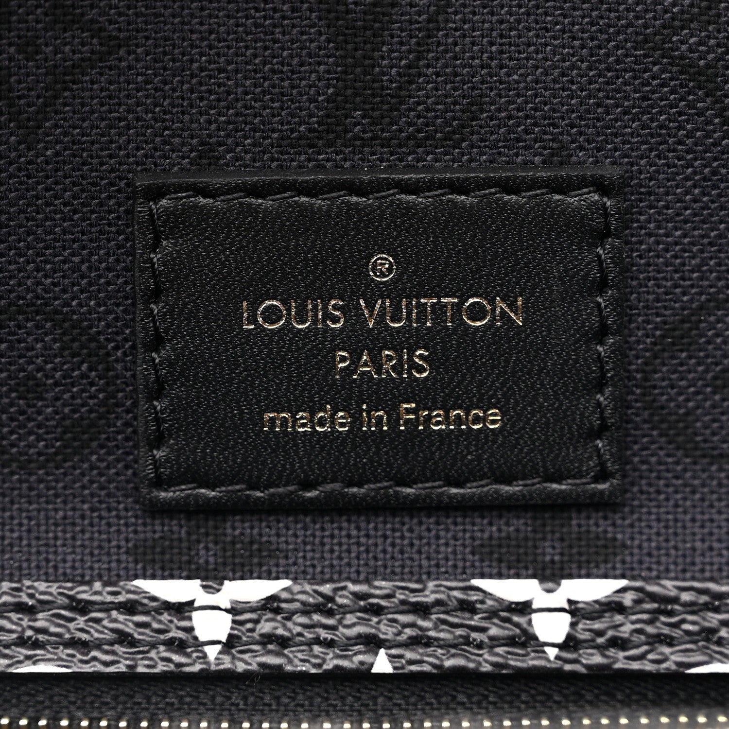 Louis Vuitton LOUIS VUITTON Monogram Giant Crafty Neverfull MM Creme Rouge Black 7 of 11