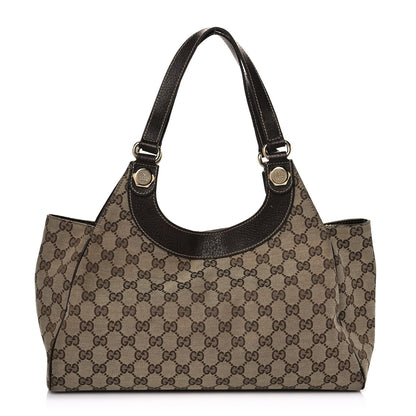 Gucci Monogram Medium Charmy Shoulder Bag Dark Brown 1 of 12