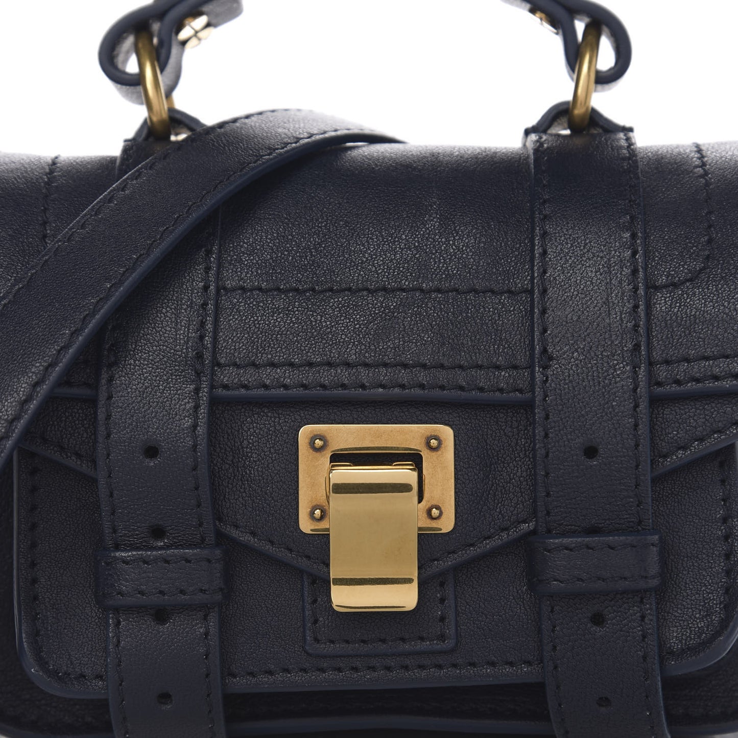 Lambskin Micro PS1 Satchel Midnight