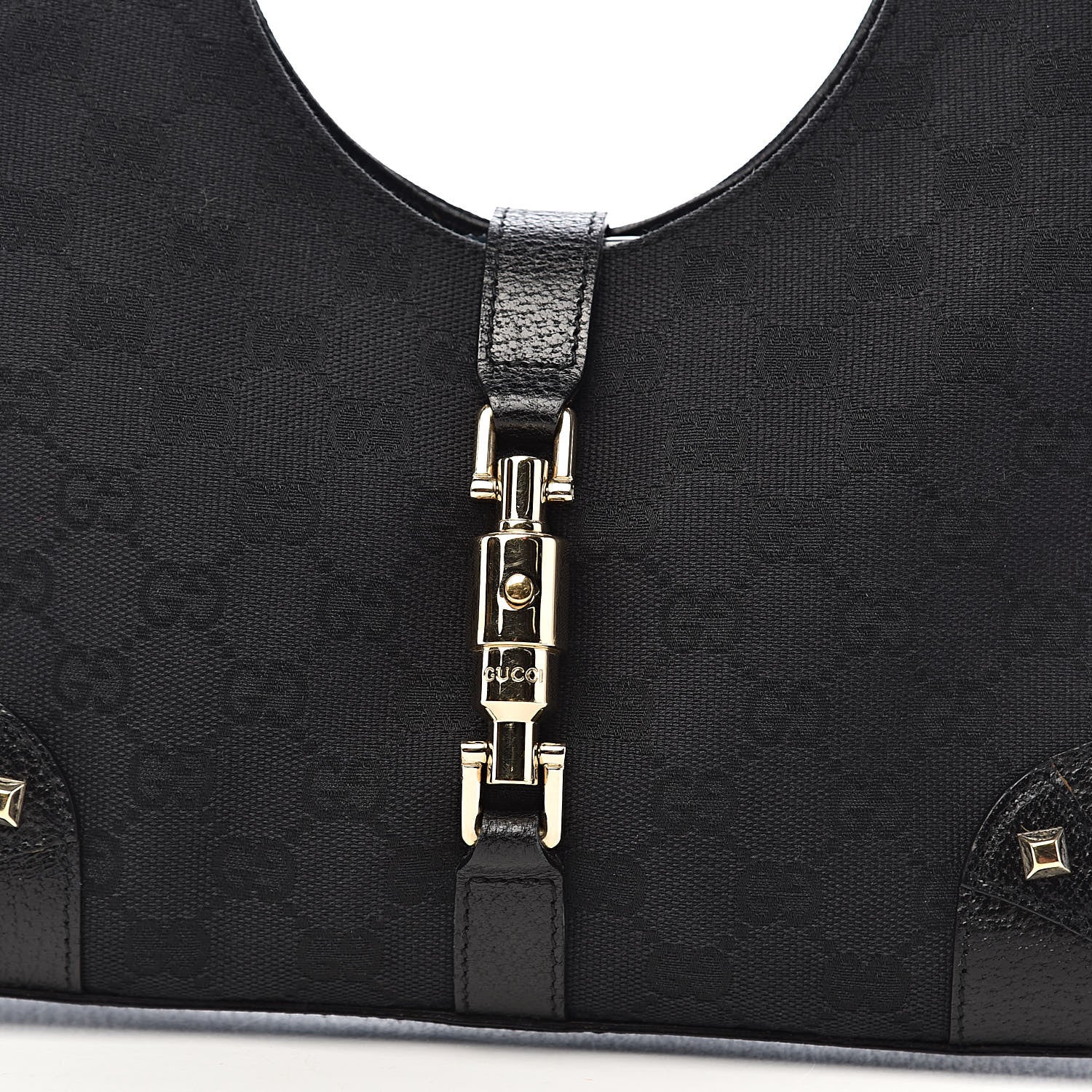Gucci Monogram Jackie O Hobo Black 16 of 16