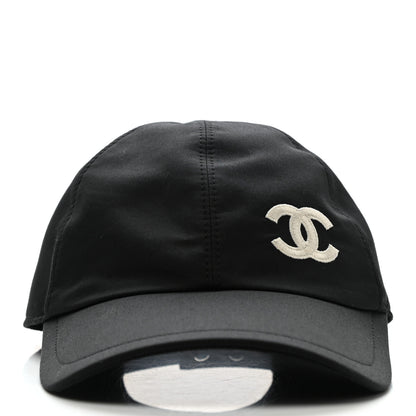 Chanel Cotton CC Cap Hat Black 3 of 8