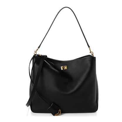 Balenciaga Natural Smooth Calfskin Medium Rodeo Hobo Black 1 of 9