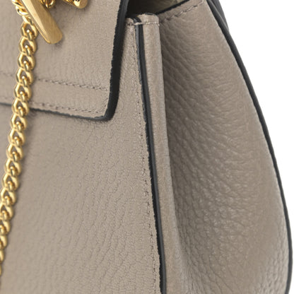 Chloe Grained Lambskin Mini Drew Shoulder Bag Motty Grey 14 of 14