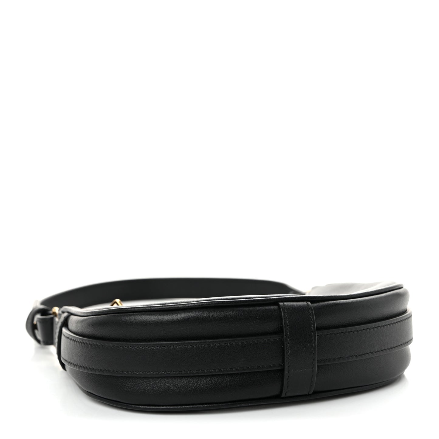 Smooth Calfskin Mini Ava Shoulder Bag Black