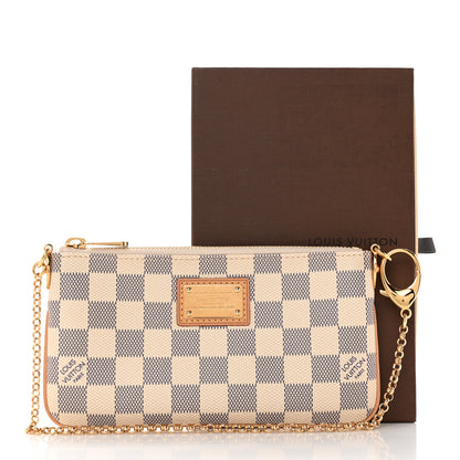 Louis Vuitton Damier Azur Pochette Milla MM 11 of 11