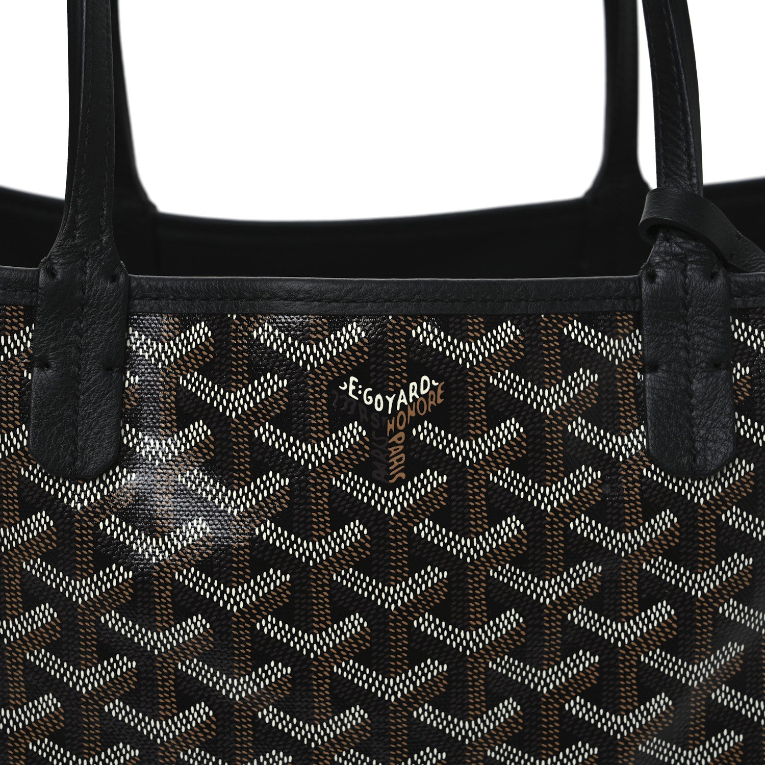 Goyard Goyardine Reversible Anjou PM Black 7 of 9