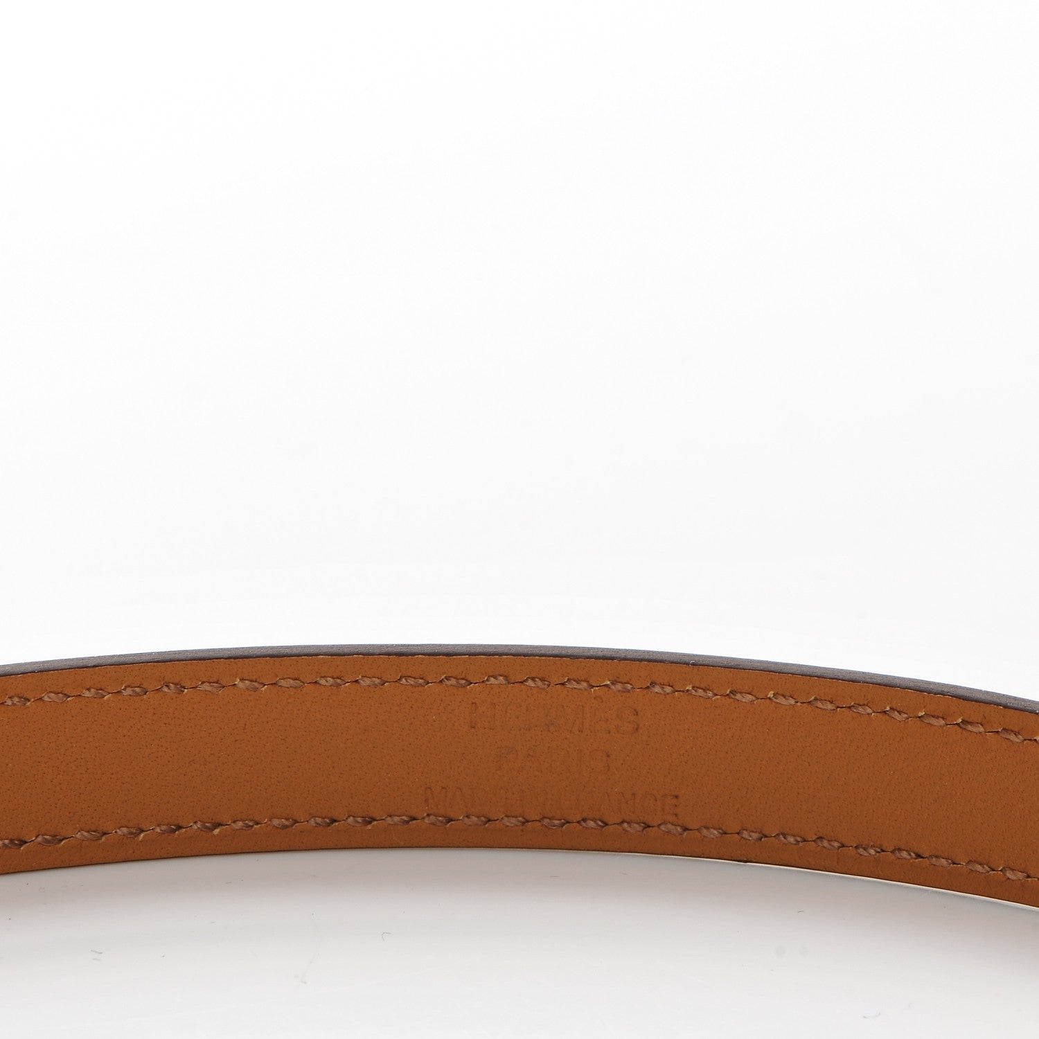 Hermes Epsom Kelly Double Tour Bracelet S Orange Poppy 8 of 8