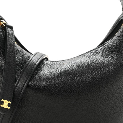 Celine Supple Grained Calfskin Teen Lulu Shoulder Bag Black 9 of 12