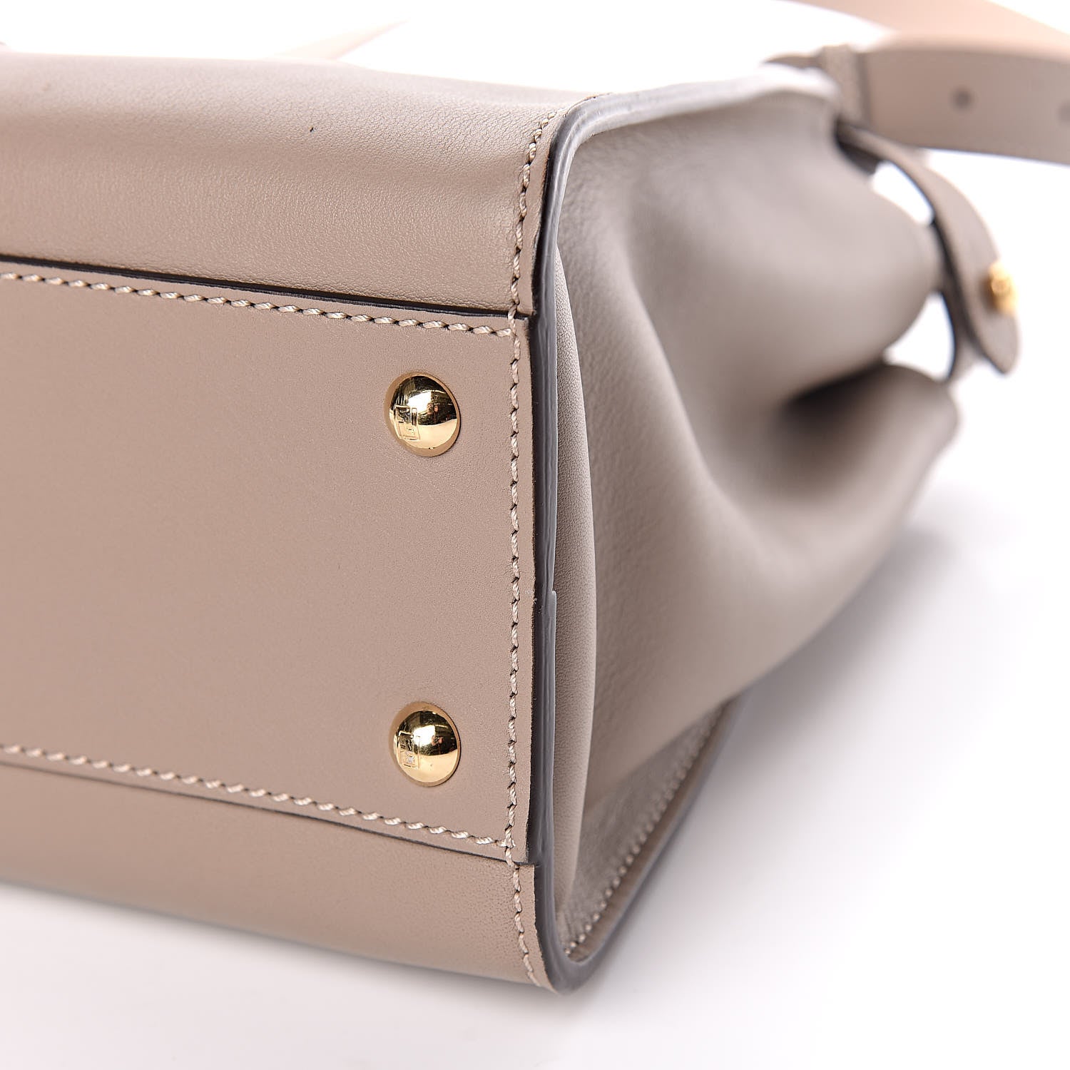 Fendi Vitello Seta Plexiglass Tortoise Medium Peekaboo Iconic Satchel Tortora 6 of 10