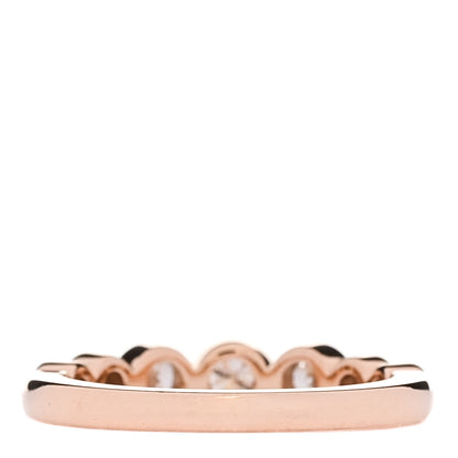 Tiffany 18K Rose Gold Diamond Jazz Graduated Band Ring 47 4 3 of 6