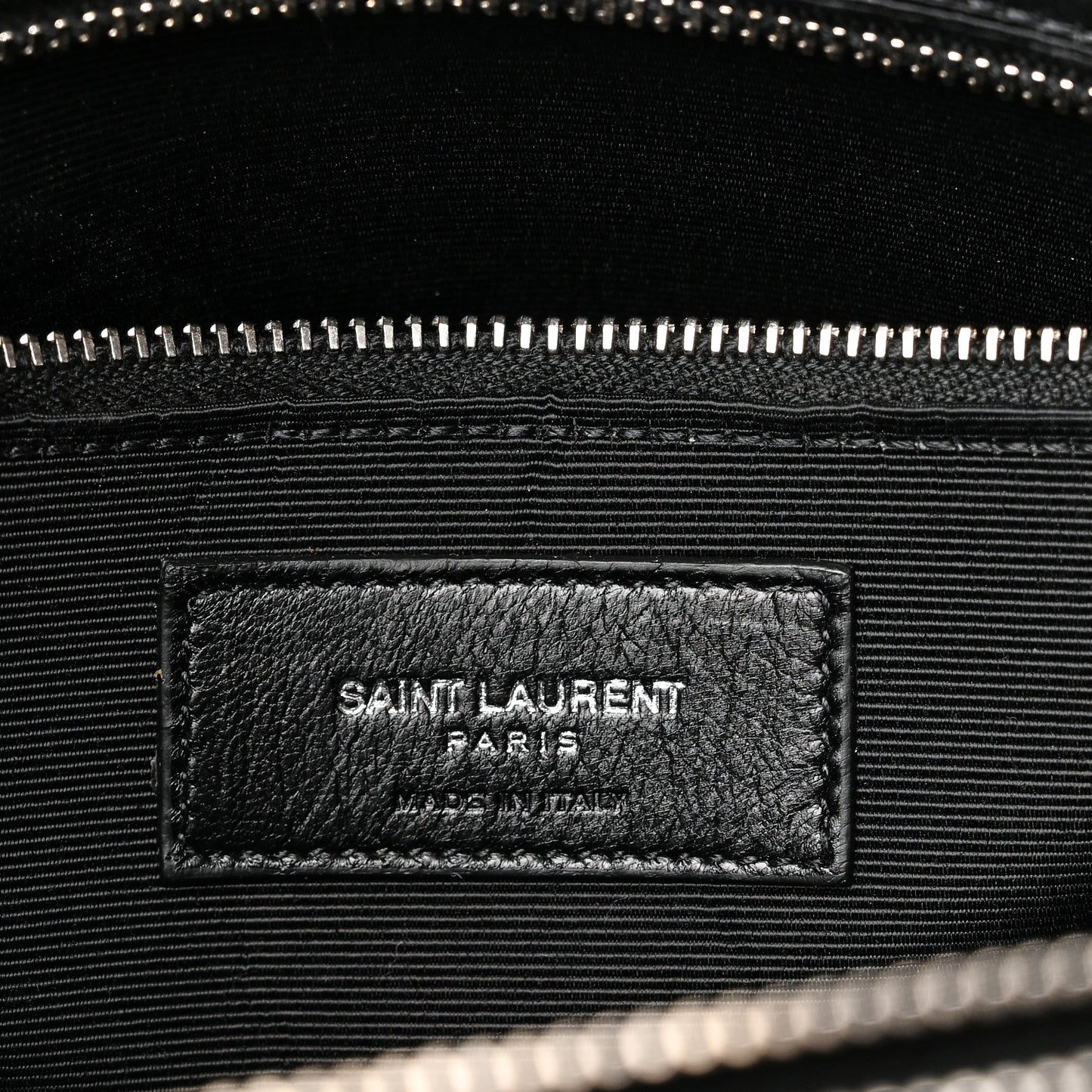 Grained Calfskin Large Sac De Jour Black