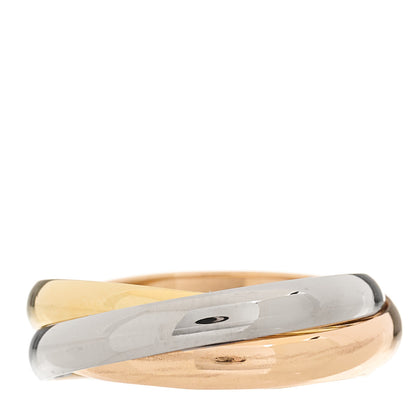 Cartier 18K Pink Yellow White Gold Small Trinity Ring 51 5.75 3 of 4