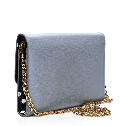 Dolce & Gabbana Dauphine Wallet On Chain Light Blue 2 of 11