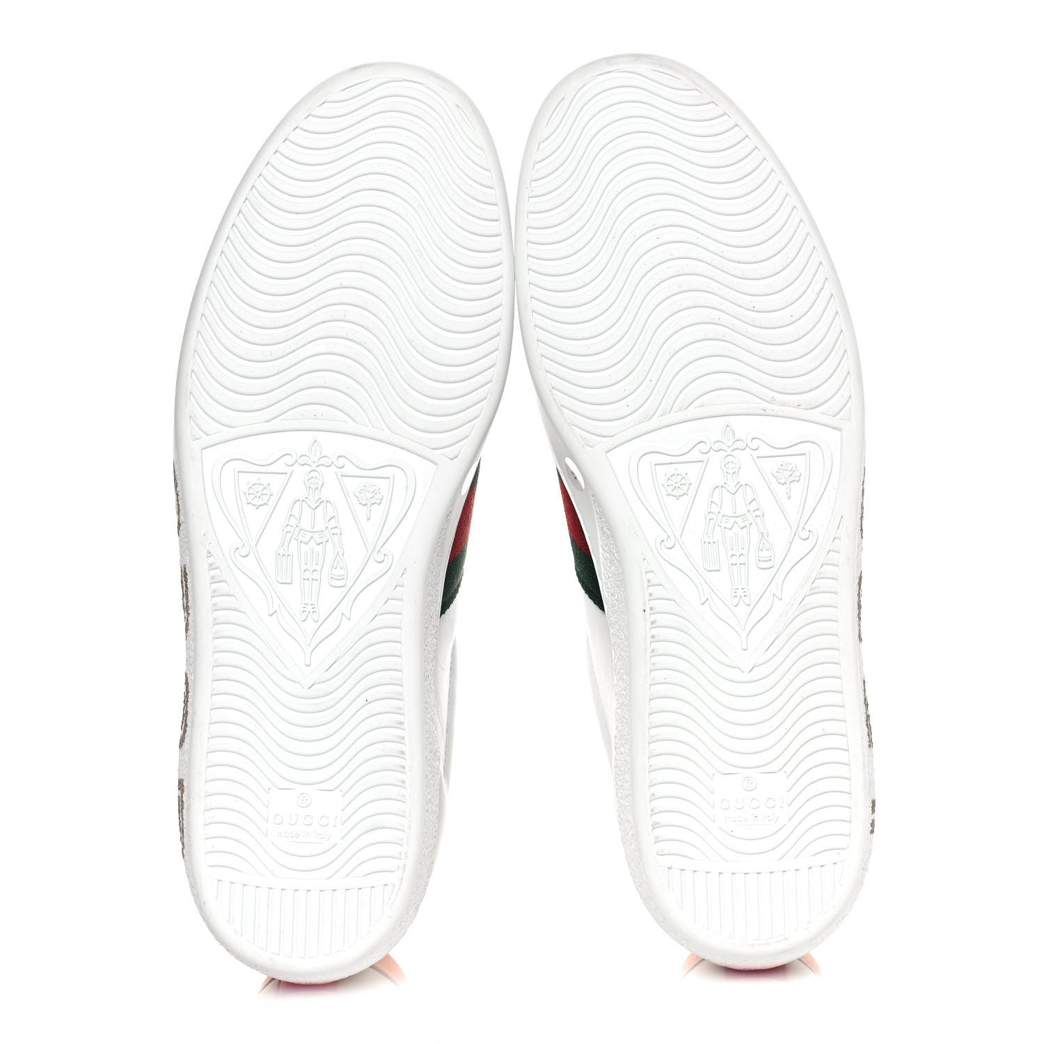 Gucci X SEGA Calfskin Ayers Mens Web Guccy Ace Sneakers 10 White 5 of 11