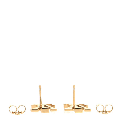 Louis Vuitton Metal LV Iconic Earrings Gold 3 of 5